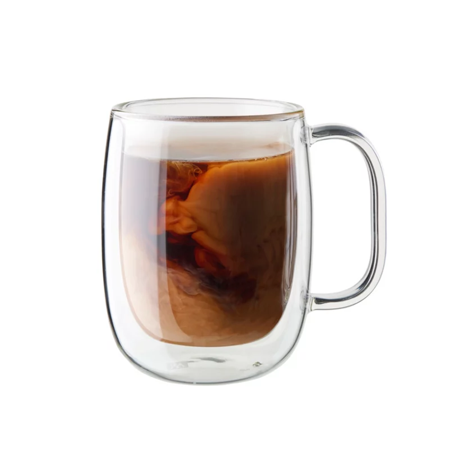 Glass Coffee Mug Set (8 pc)