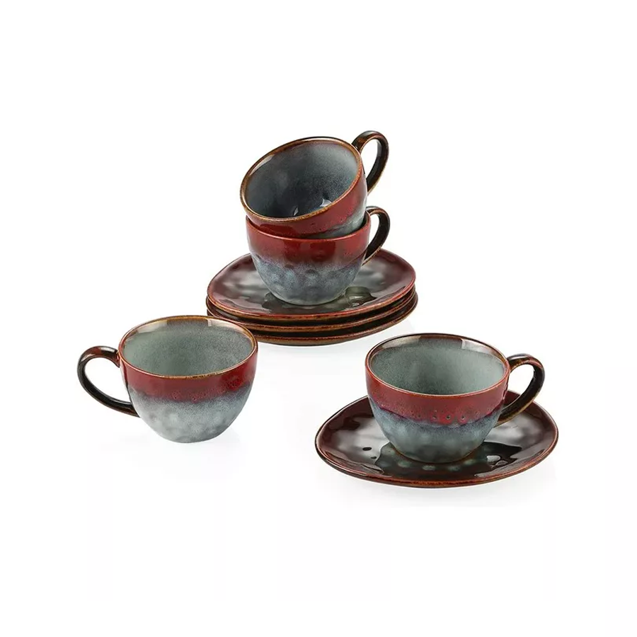 Stoneware Dinnerware Cup Set (8pc)