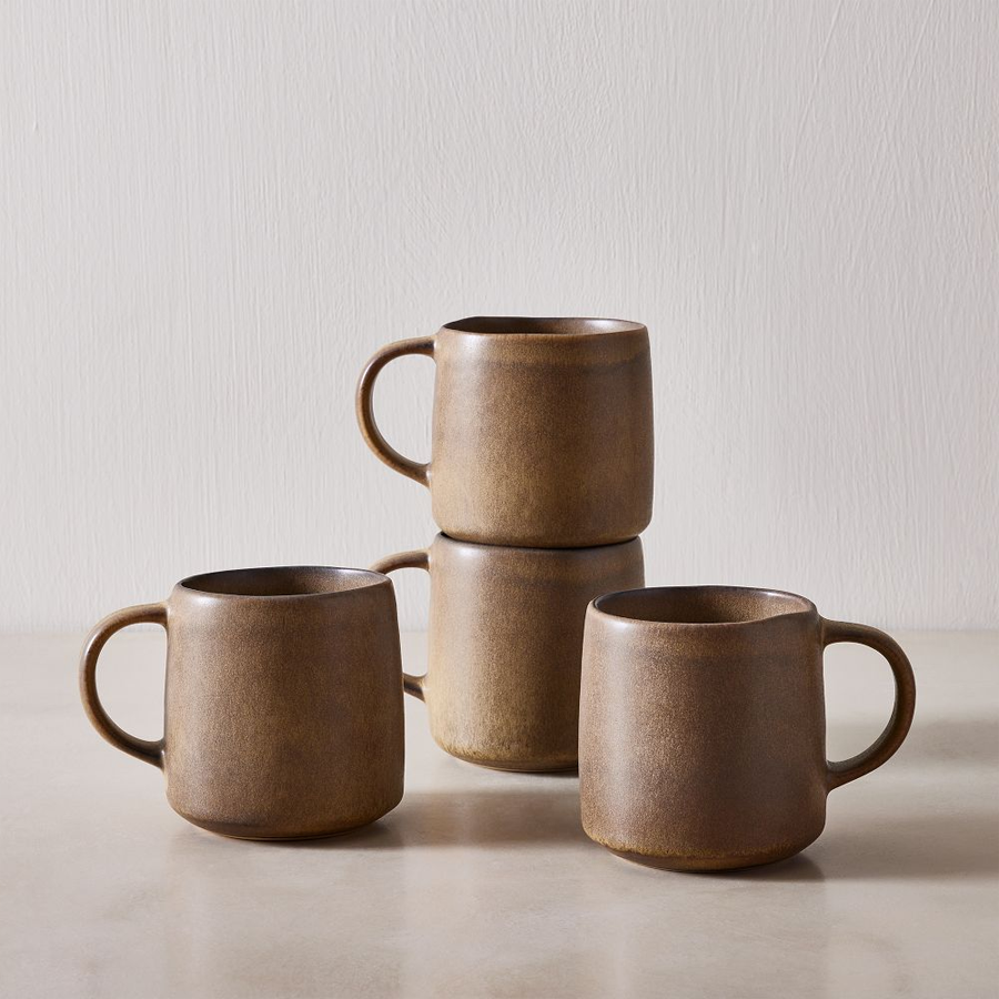 Stoneware Handled Mug Set (8pc)
