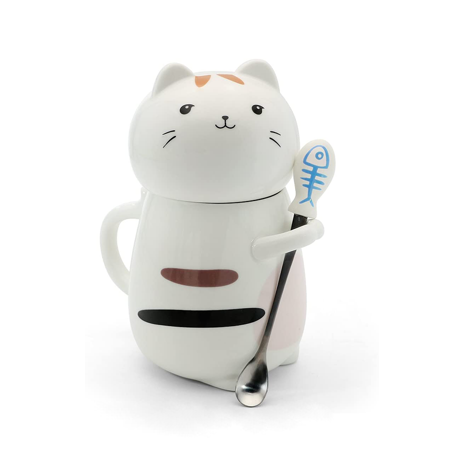 3D Cat Mug (Striped)