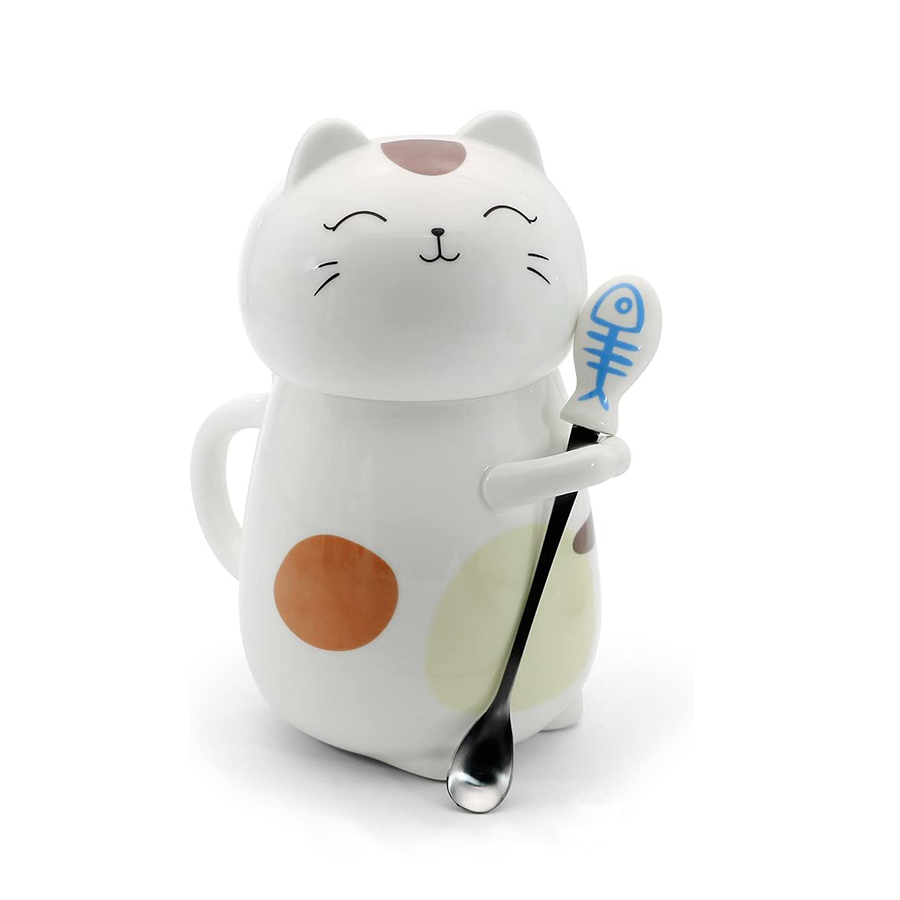 3D Cat Mug (Spotted)